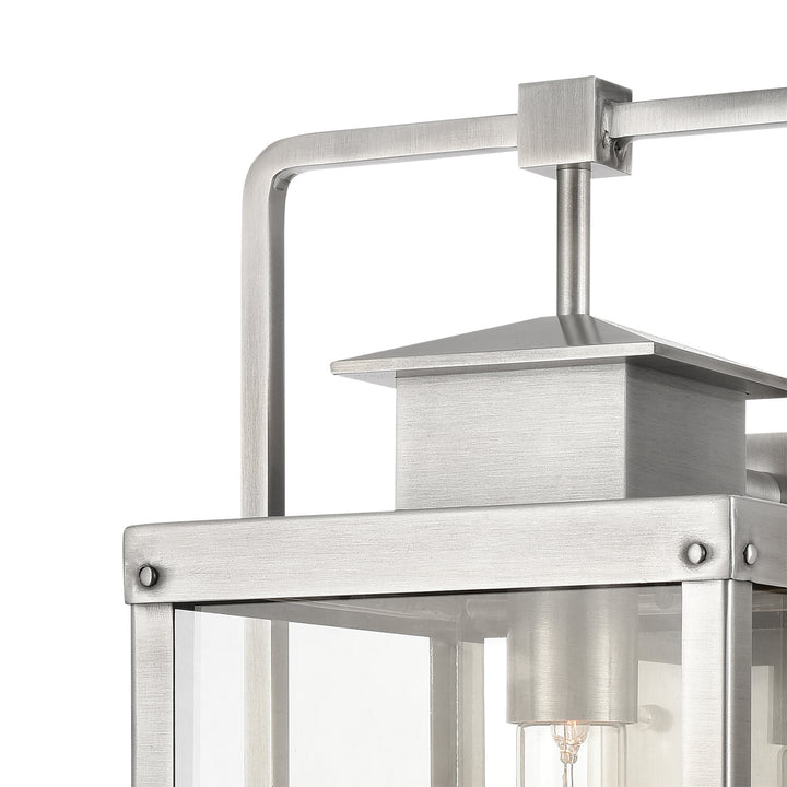 Elk Lighting 89173/1  Crested Butte Outdoor Antique Brushed Aluminum