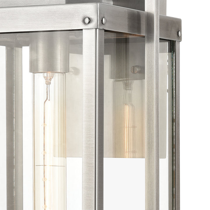 Elk Lighting 89173/1  Crested Butte Outdoor Antique Brushed Aluminum