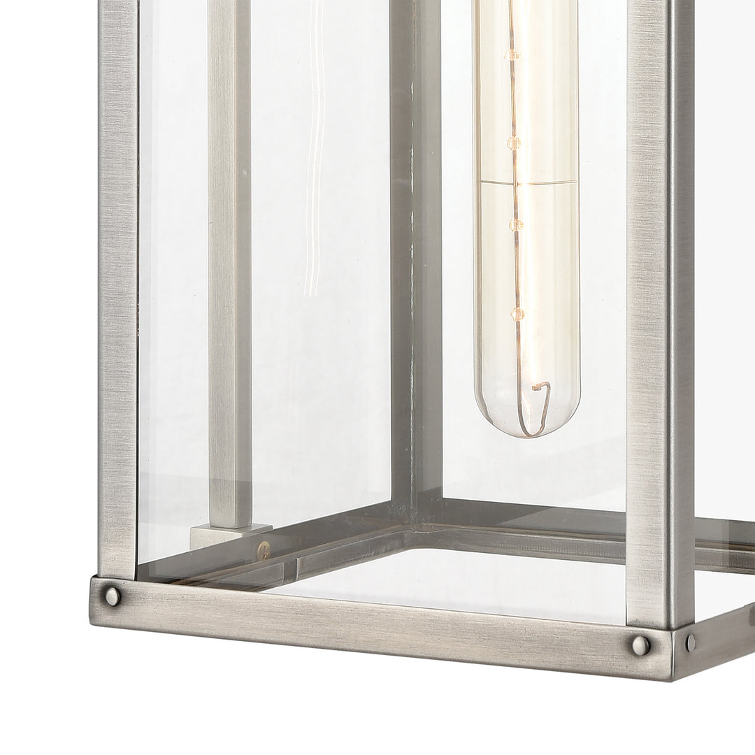 Elk Lighting 89173/1  Crested Butte Outdoor Antique Brushed Aluminum