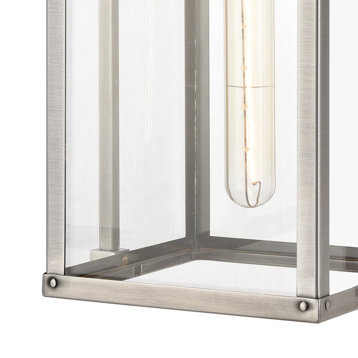 Elk Lighting 89173/1  Crested Butte Outdoor Antique Brushed Aluminum