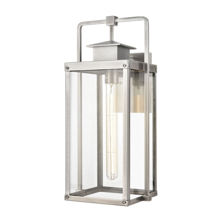 Elk Lighting 89173/1  Crested Butte Outdoor Antique Brushed Aluminum