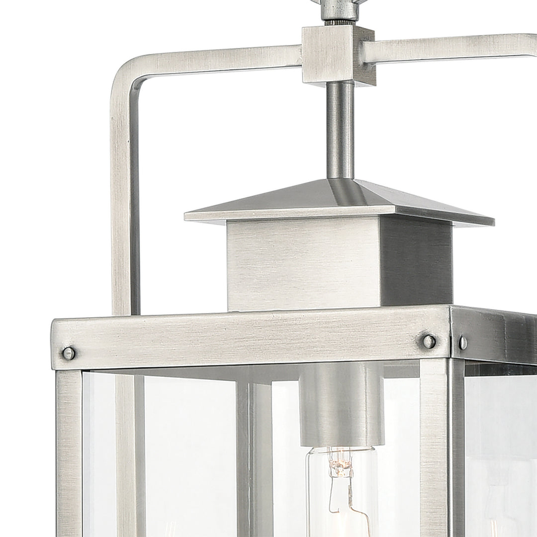 Elk Lighting 89174/1  Crested Butte Outdoor Antique Brushed Aluminum
