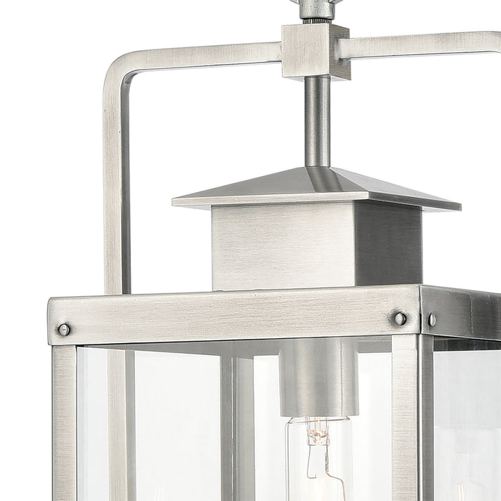 Elk Lighting 89174/1  Crested Butte Outdoor Antique Brushed Aluminum