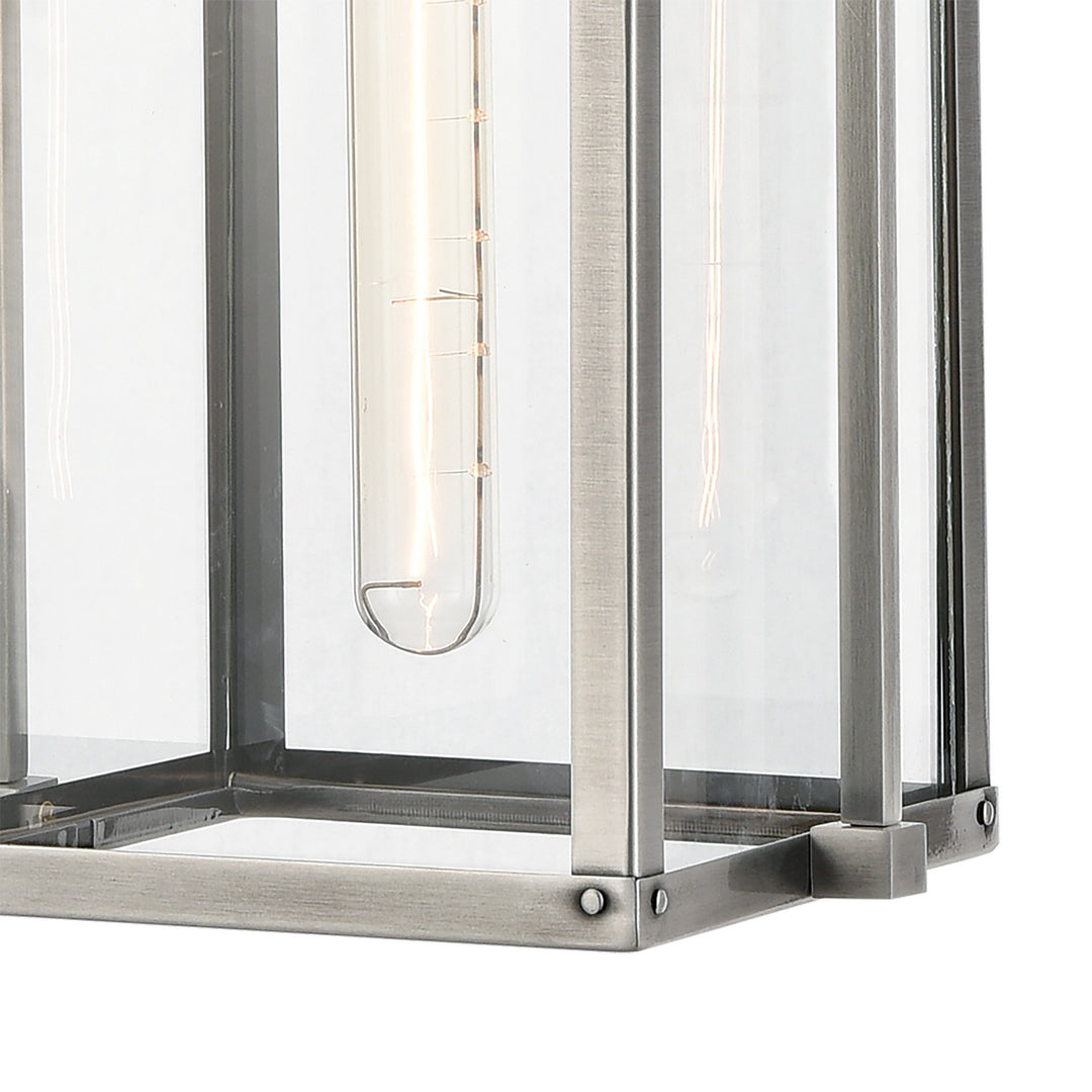 Elk Lighting 89174/1  Crested Butte Outdoor Antique Brushed Aluminum