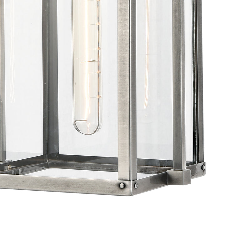 Elk Lighting 89174/1  Crested Butte Outdoor Antique Brushed Aluminum