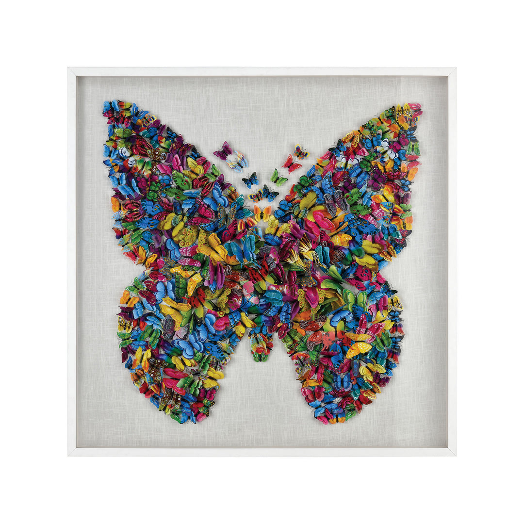 Elk Lighting 3168-082  Butterfly Mirror Multicolor