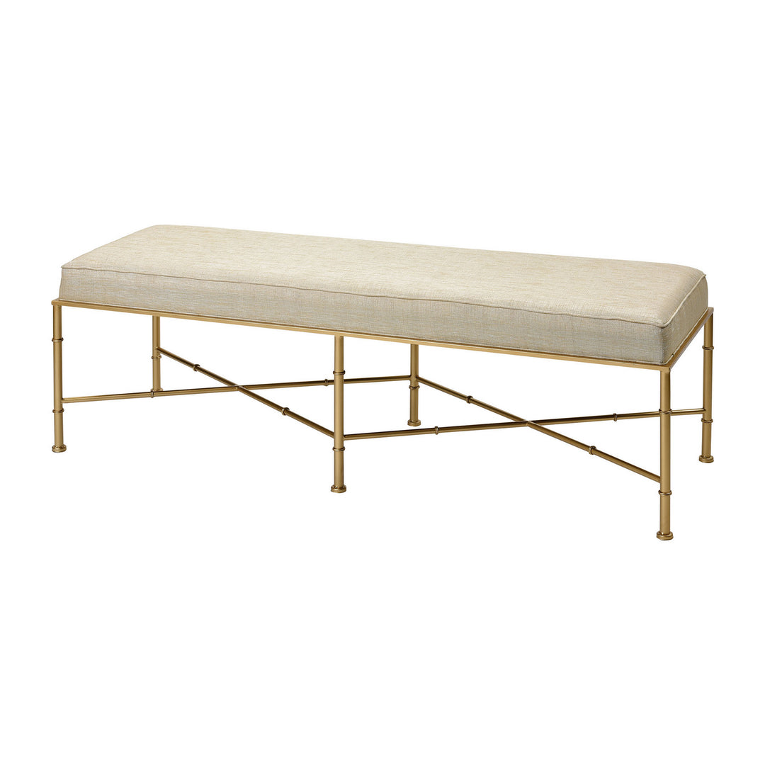 Elk Lighting 3169-135  Gold Cane Furniture Metallic Cream