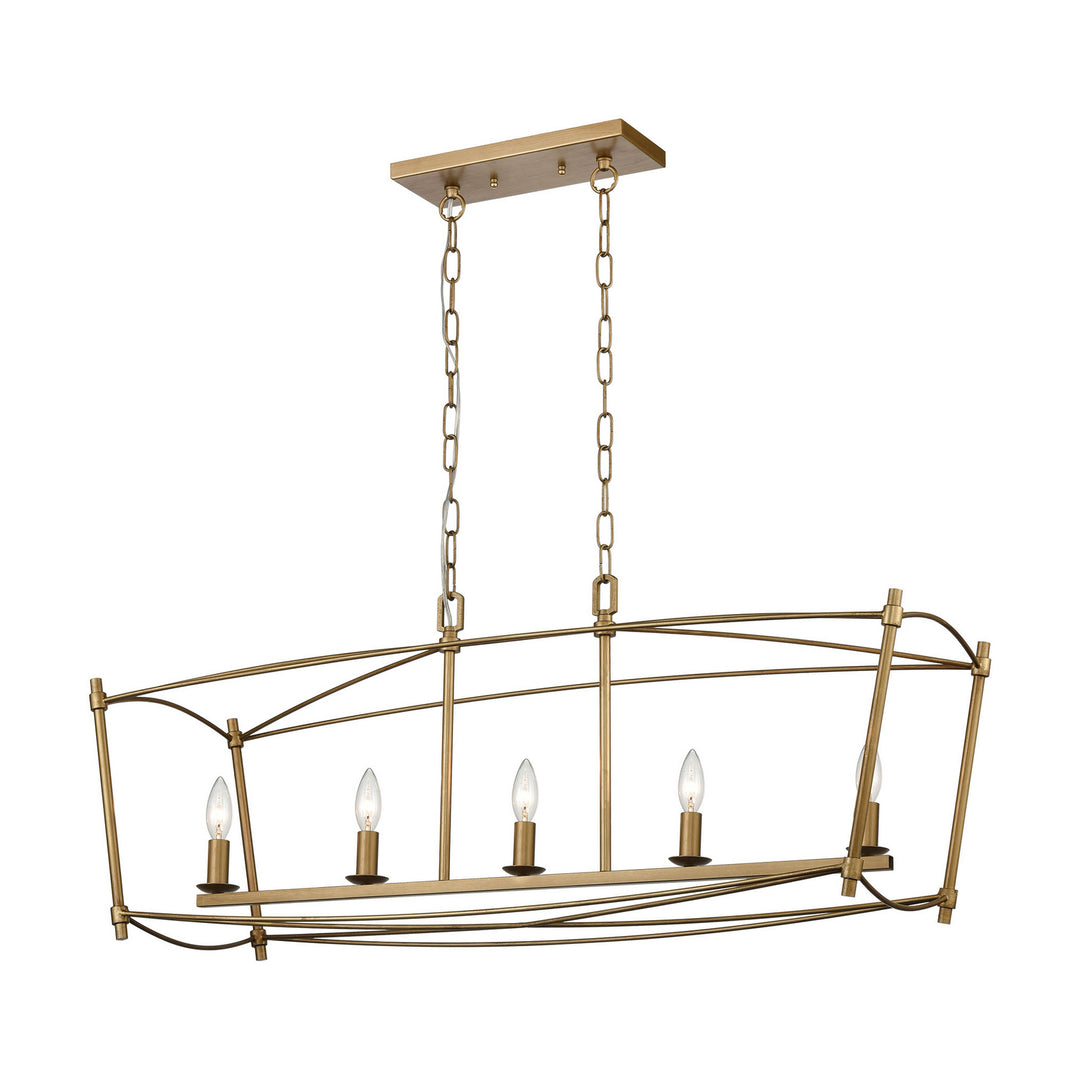 Elk Trapan D4462 Pendant Light - Aged Gold