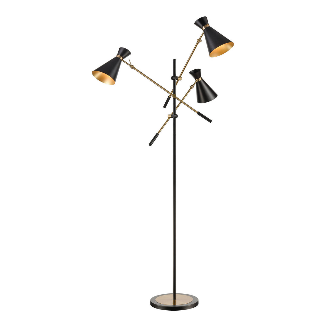 Elk Lighting D4520 Modern Chiron Lamp Black