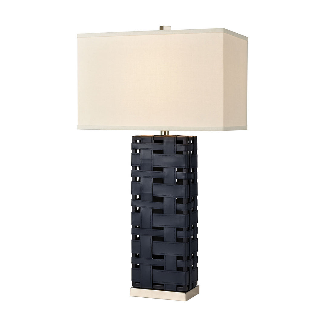 Elk Lighting D4522  Strapped Down Lamp Navy