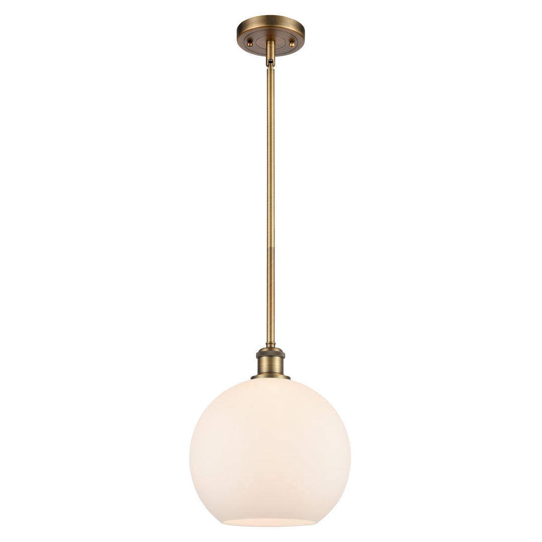 Innovations Ballston 516-1S-BB-G121-10 Pendant Light - Brushed Brass