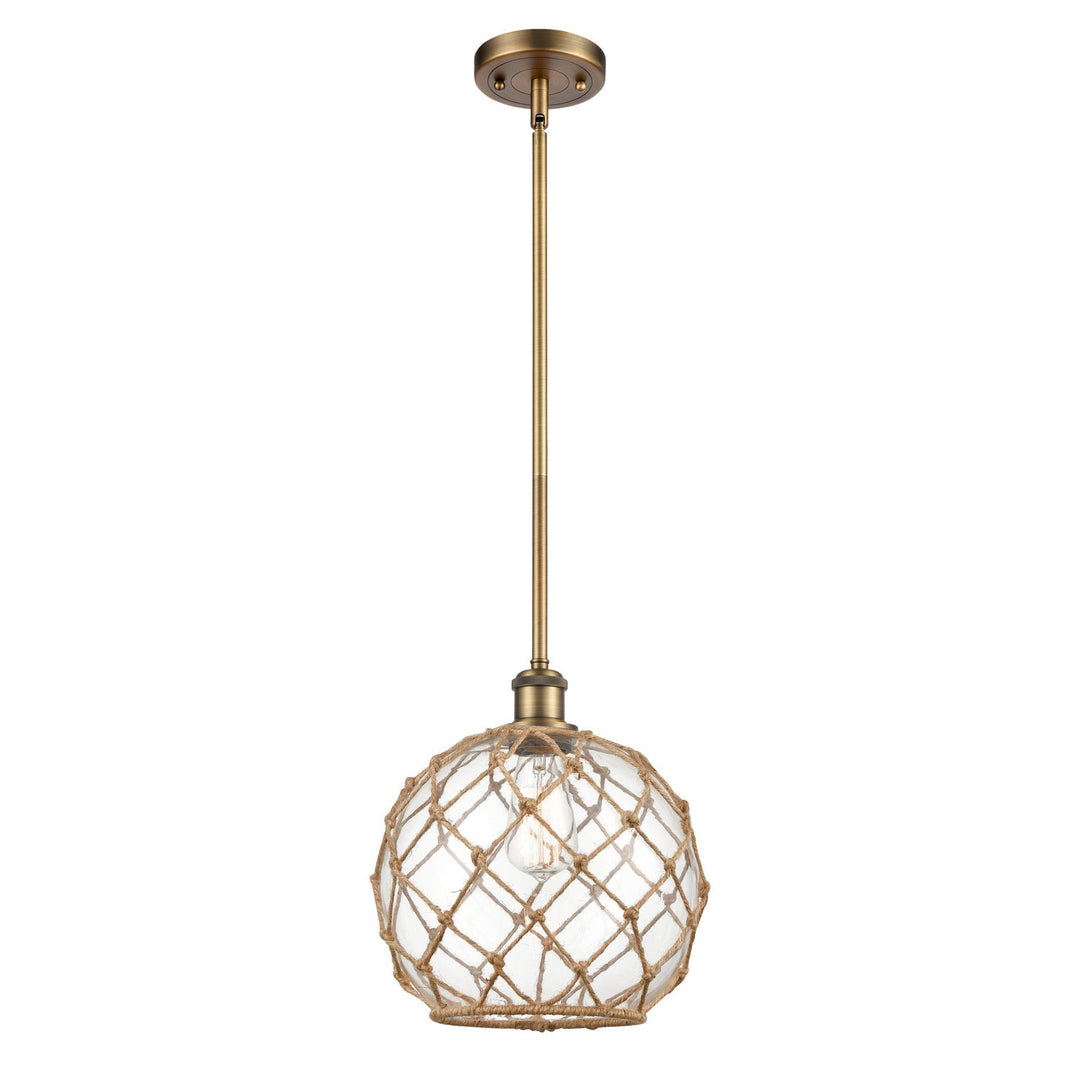 Innovations Ballston 516-1S-BB-G122-10RB Pendant Light - Brushed Brass