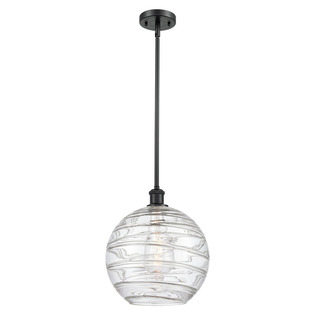 Innovations Ballston 516-1S-BK-G1213-12 Pendant Light - Matte Black