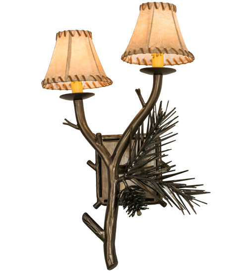 Meyda Tiffany Lone Pine 104458 Wall Light - Antique Copper