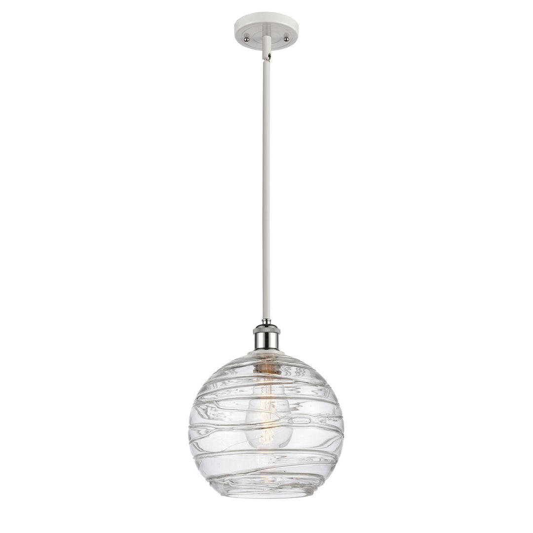 Innovations Ballston 516-1S-WPC-G1213-10 Pendant Light - White and Polished Chrome