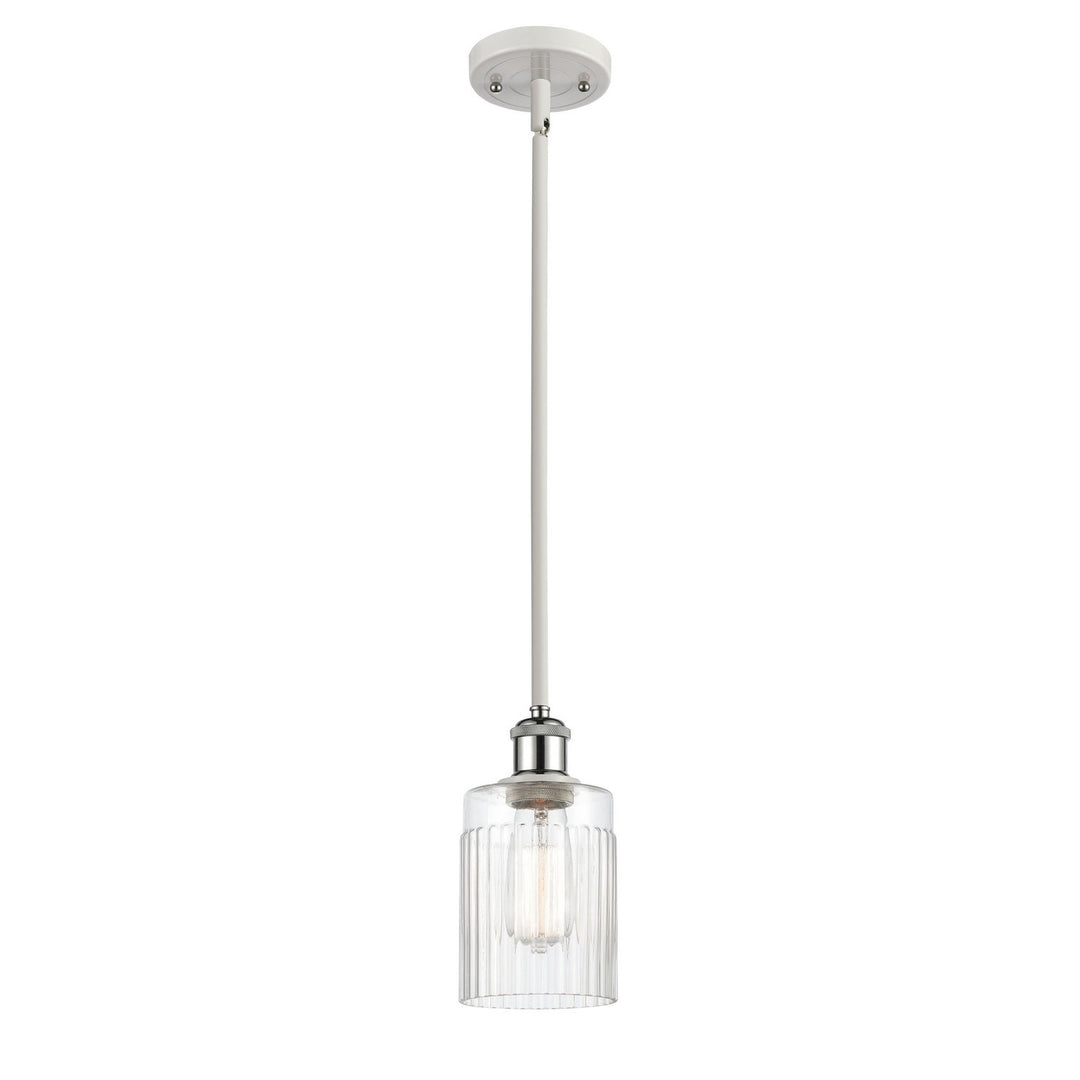 Innovations Ballston 516-1S-WPC-G342 Pendant Light - White and Polished Chrome