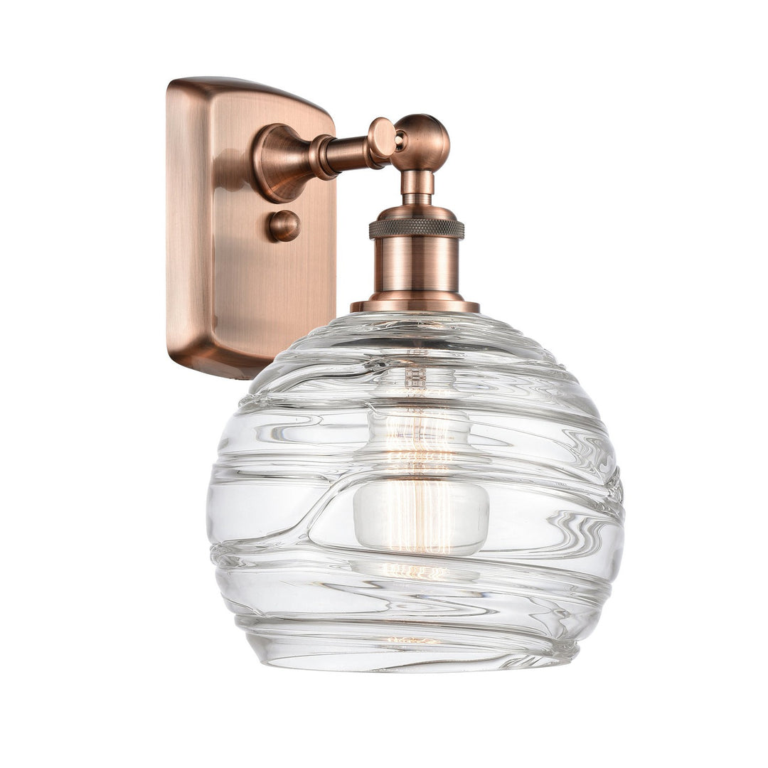 Innovations Ballston 516-1W-AC-G1213-8 Wall Sconce Light - Antique Copper