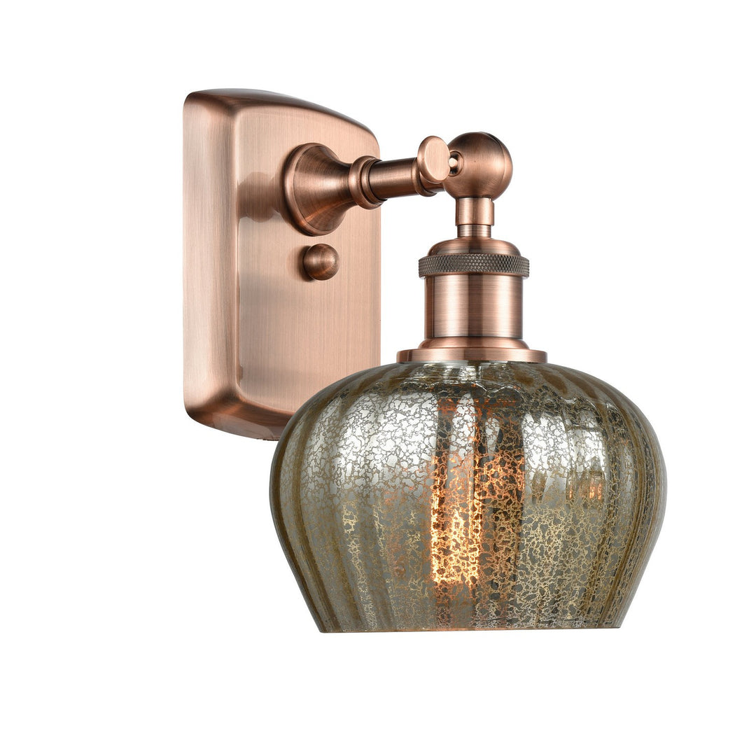 Innovations Ballston 516-1W-AC-G96 Wall Sconce Light - Antique Copper