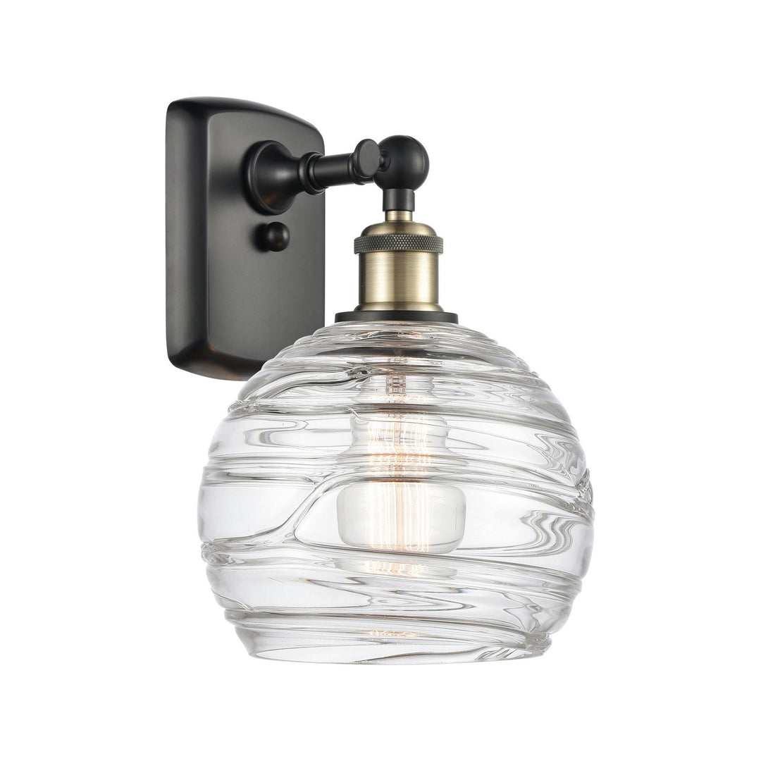 Innovations Ballston 516-1W-BAB-G1213-8 Wall Sconce Light - Black Antique Brass