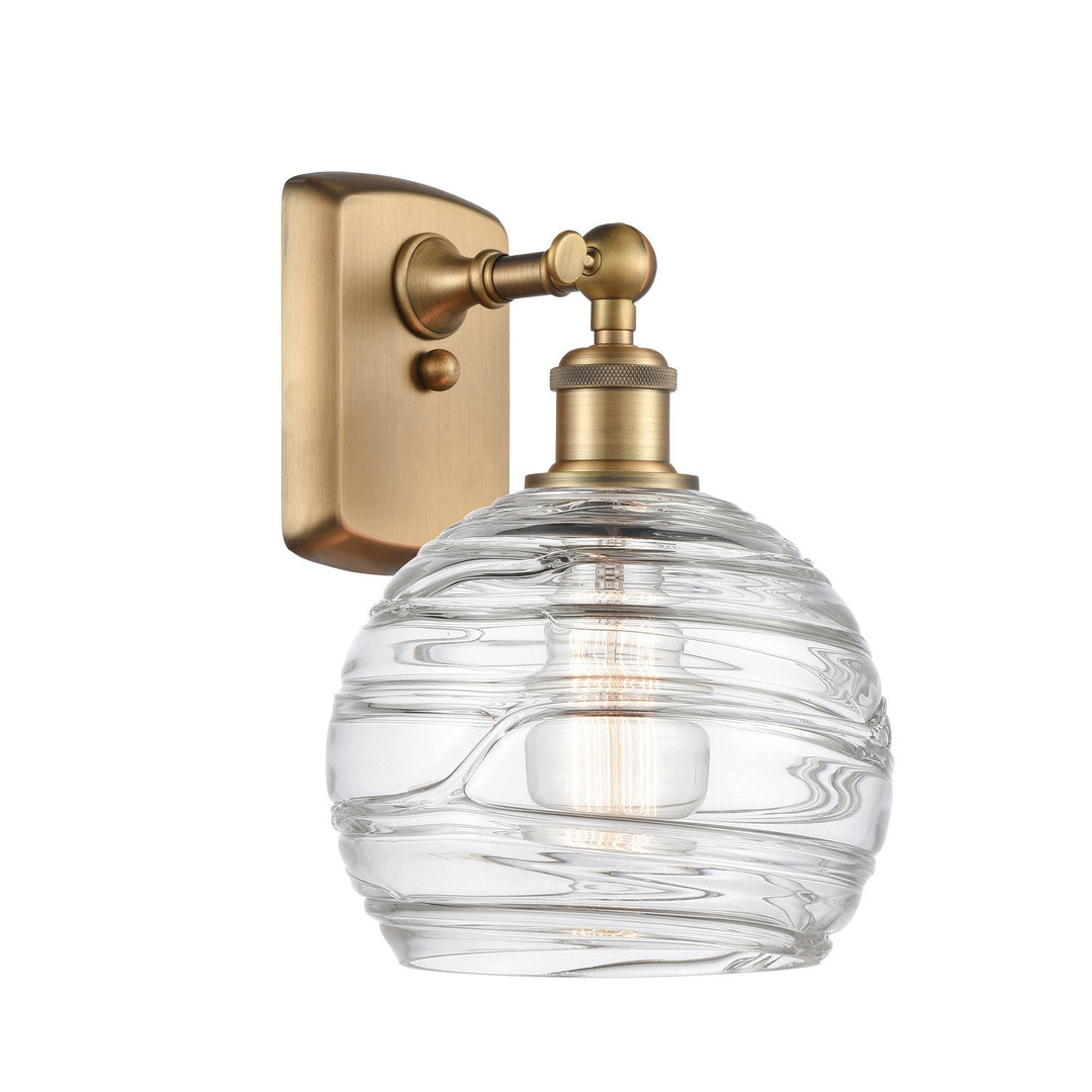 Innovations Ballston 516-1W-BB-G1213-8 Wall Sconce Light - Brushed Brass
