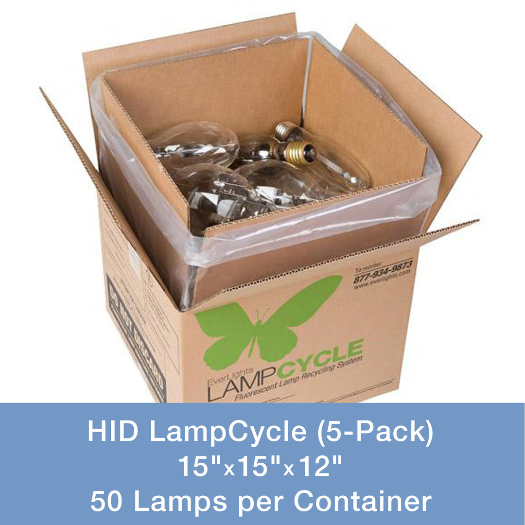 Everlights Recycling 9003031  Hid Lampcycle (5-Pack) Mail-In Kit Decor Bronze / Dark