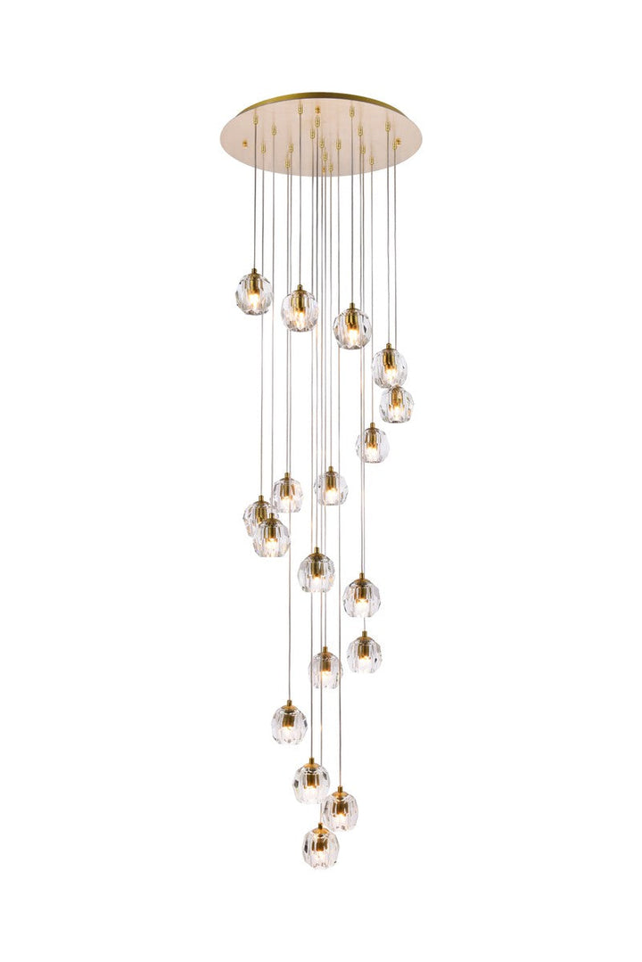 Elegant Eren 3505D20G Pendant Light - Gold