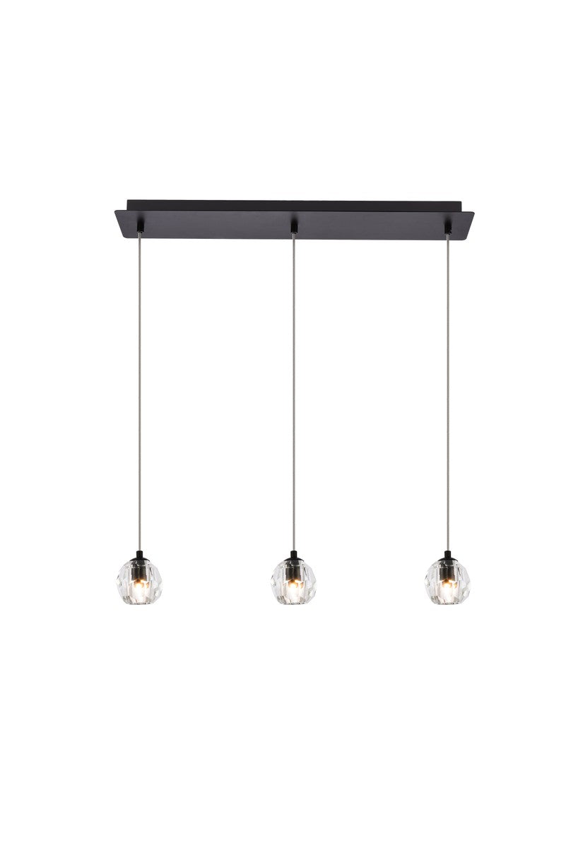 Elegant Eren 3505D28BK Pendant Light - Black