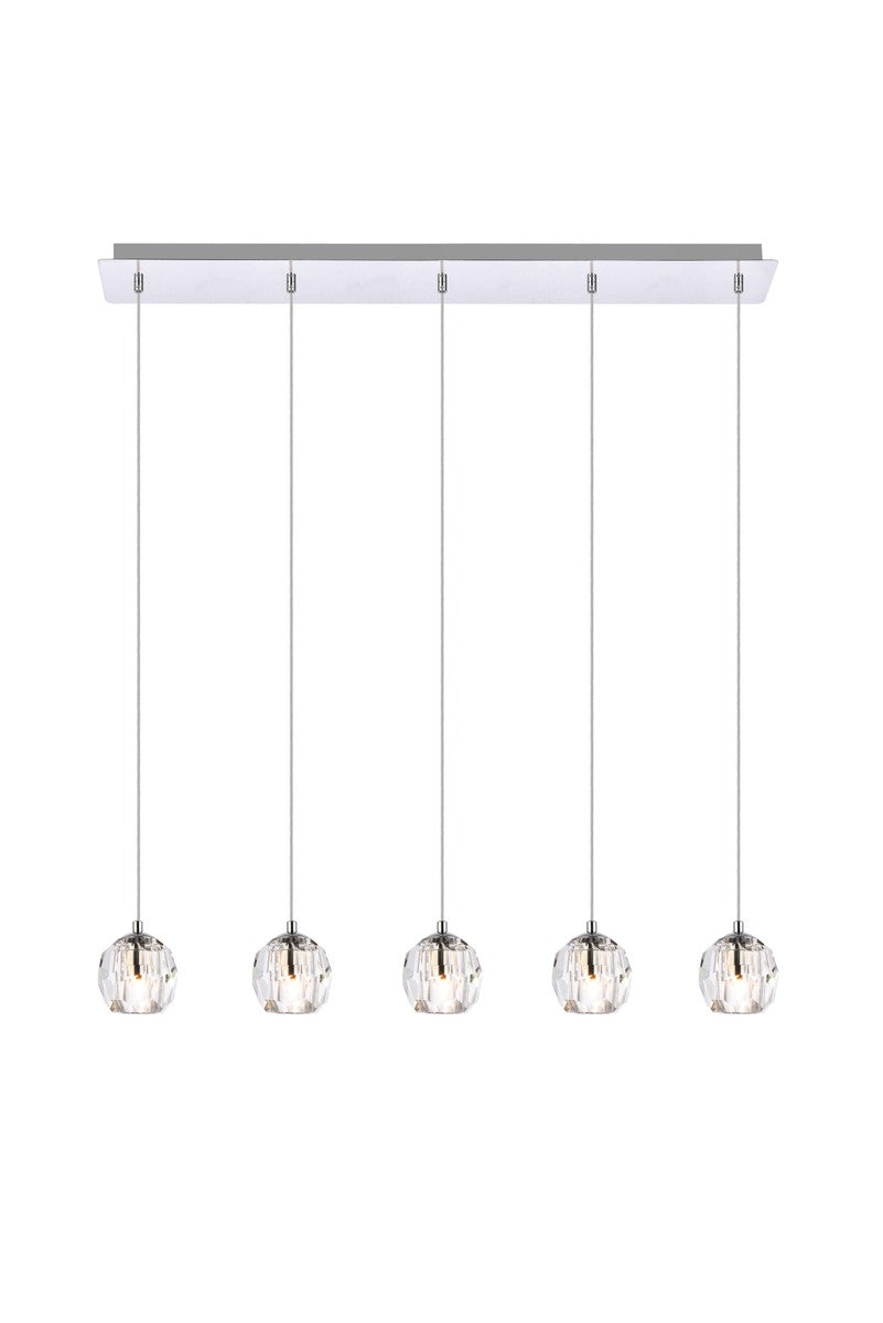 Elegant Eren 3505D32C Pendant Light - Chrome