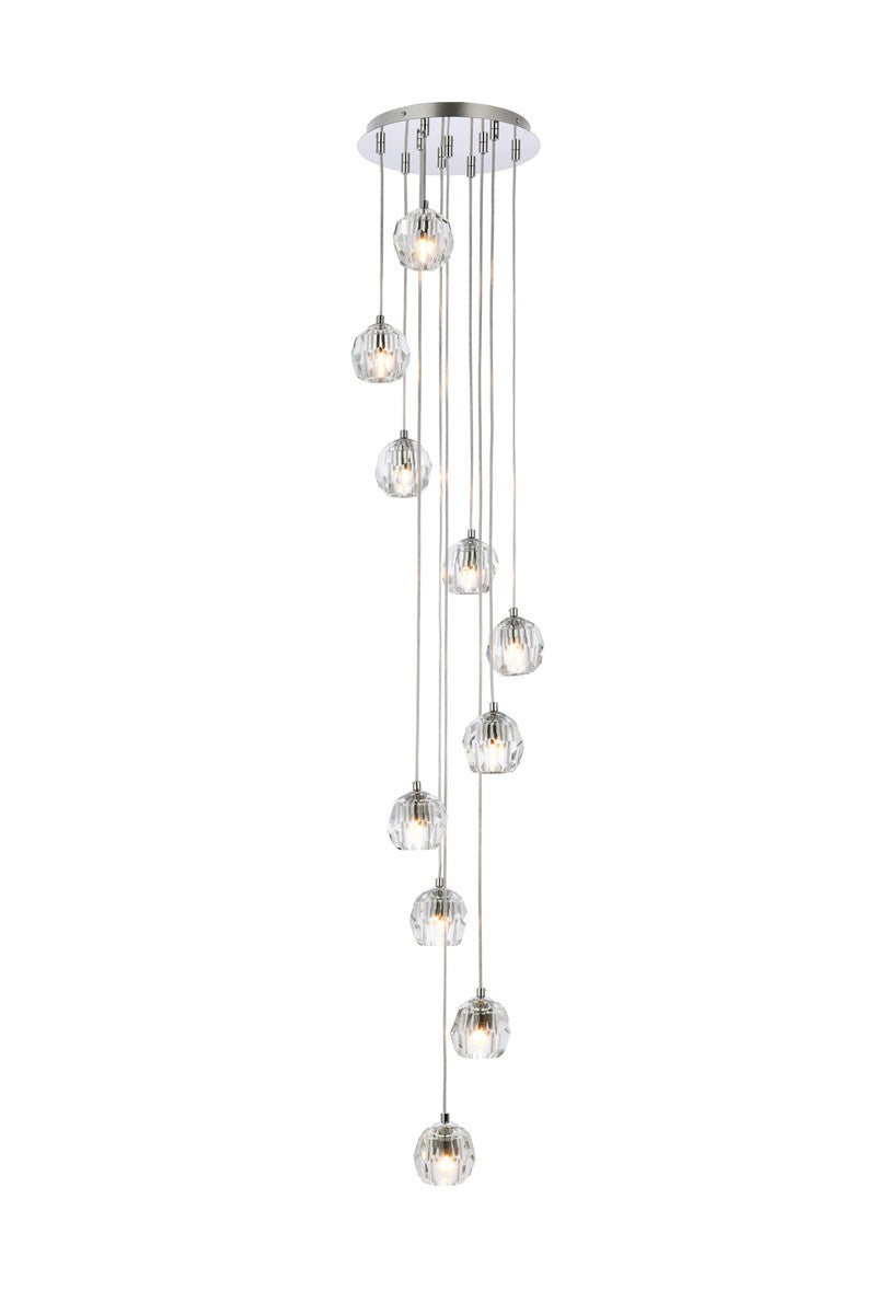 Elegant Eren 3505G11C Pendant Light - Chrome