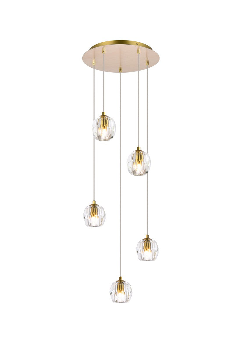 Elegant Eren 3505G12G Pendant Light - Gold