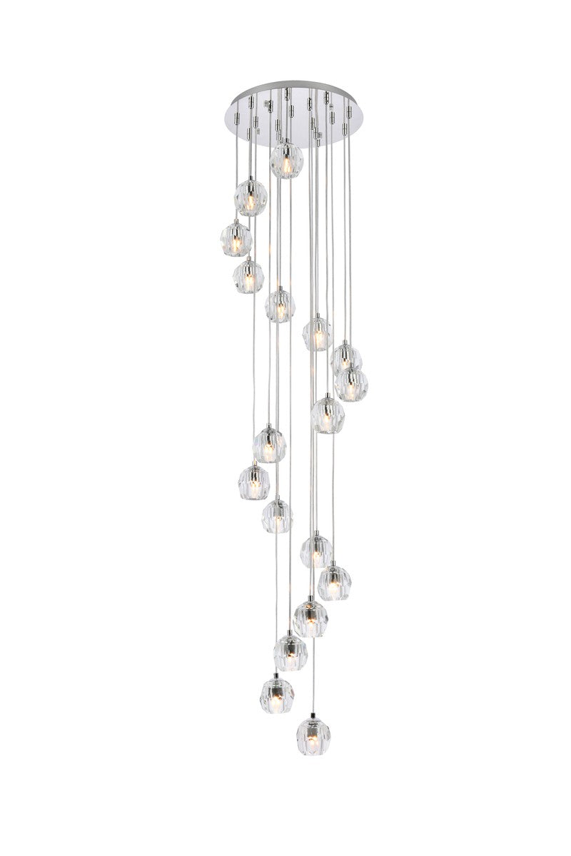 Elegant Eren 3505G15C Pendant Light - Chrome