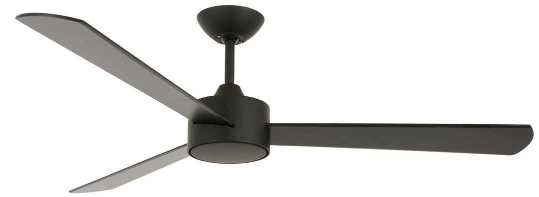 Beacon Climate III 21064201 Ceiling Fan 52 - Matt Black, Black with Aged Wood/Matt Black/