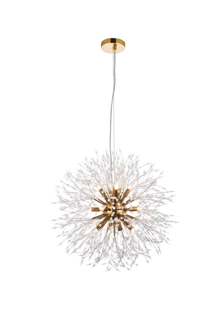 Elegant Solace 3507D24G Pendant Light - Gold