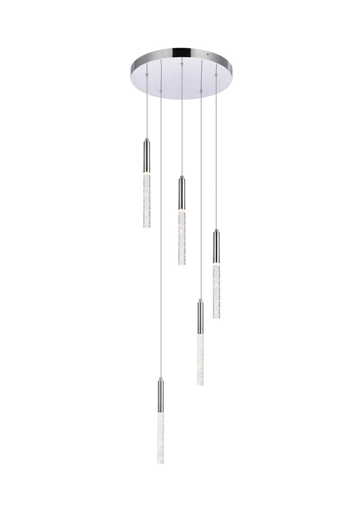 Elegant Ruelle 5203D16C Pendant Light - Chrome