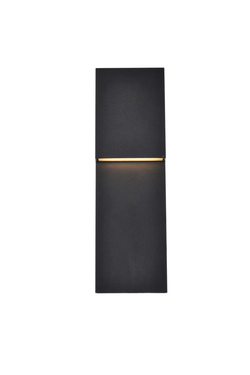 Elegant Lighting LDOD4001BK Modern Raine Outdoor Black