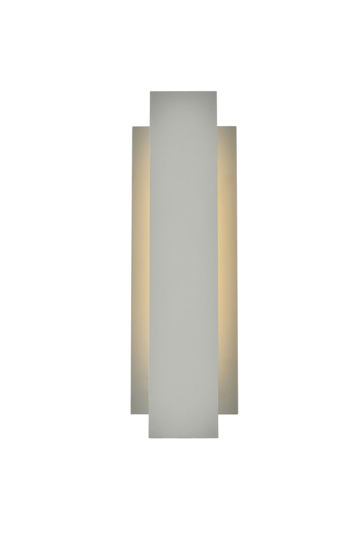 Elegant Lighting LDOD4005S Modern Raine Outdoor Silver