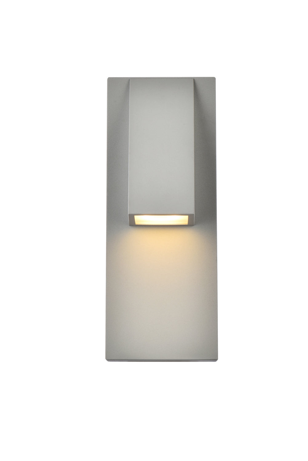 Elegant Lighting LDOD4006S Modern Raine Outdoor Silver