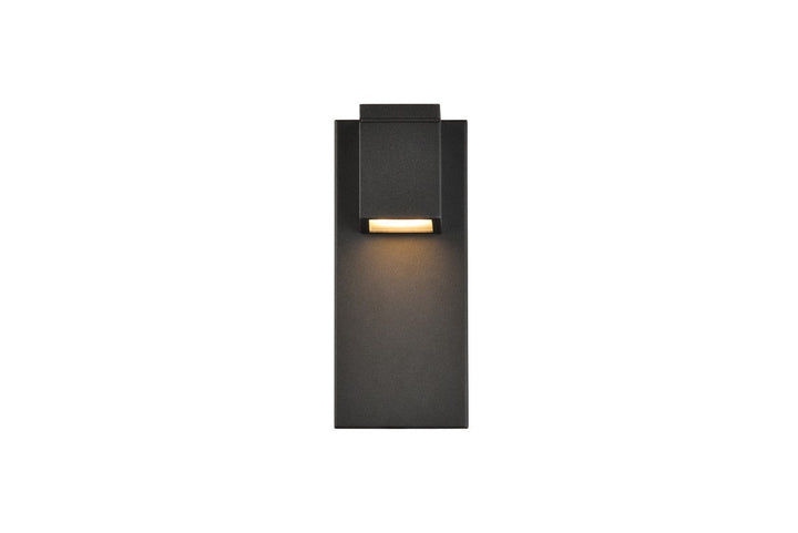 Elegant Lighting LDOD4007BK Modern Raine Outdoor Black