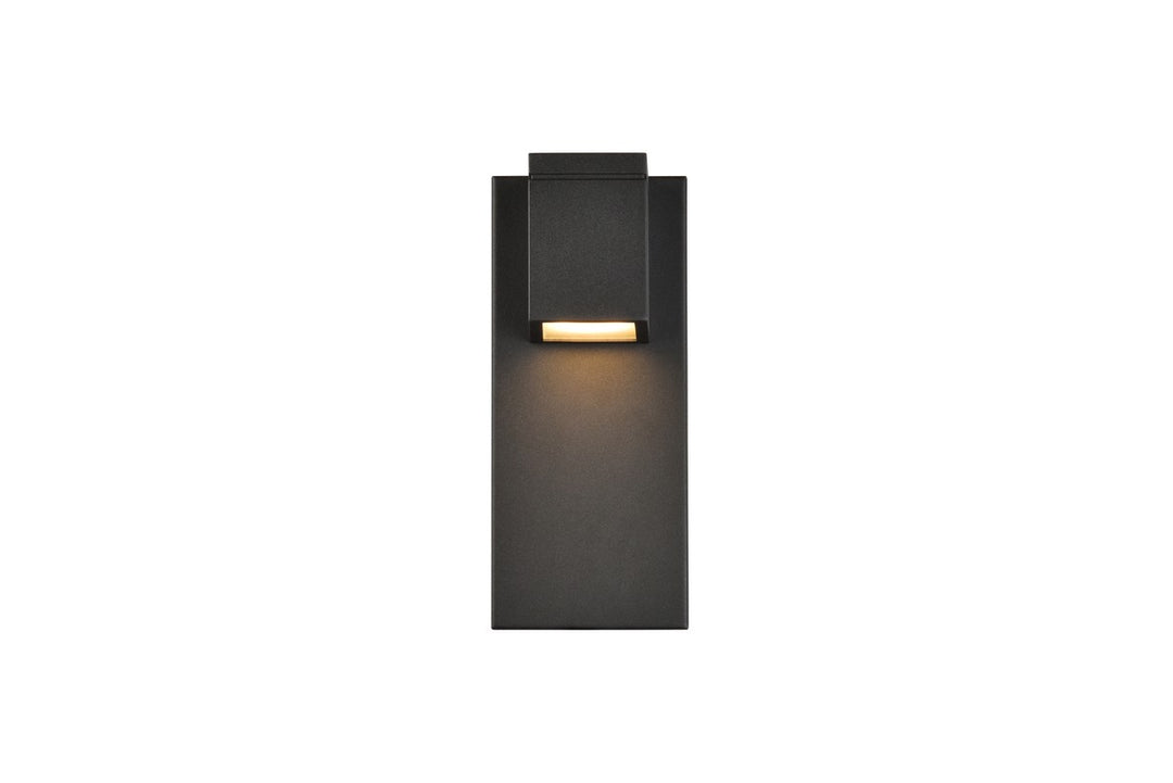 Elegant Lighting LDOD4007BK Modern Raine Outdoor Black