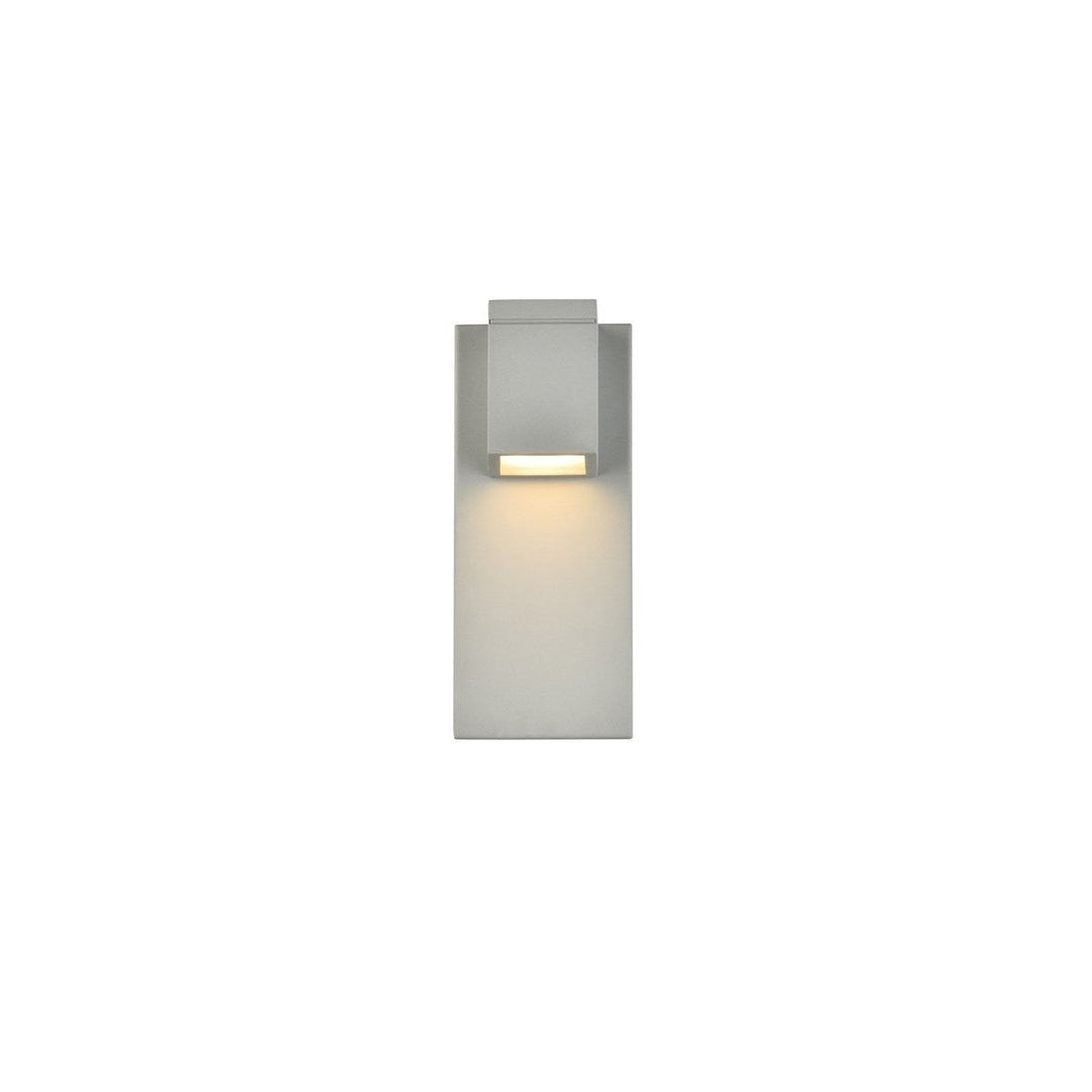 Elegant Lighting LDOD4007S Modern Raine Outdoor Silver