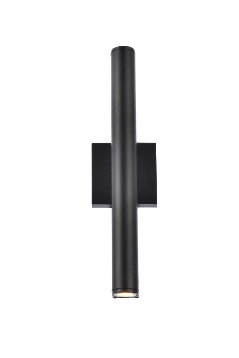 Elegant Lighting LDOD4008BK Modern Raine Outdoor Black