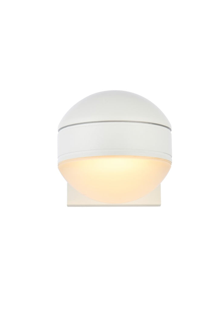 Elegant Lighting LDOD4011WH Modern Raine Outdoor White