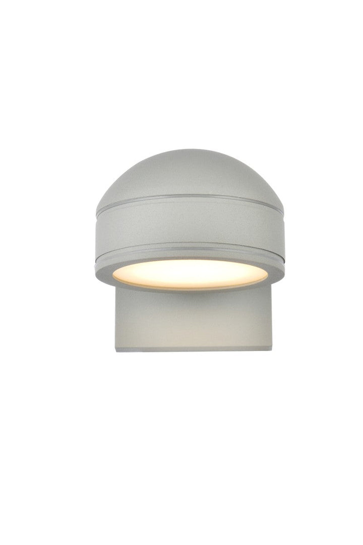 Elegant Lighting LDOD4016S Modern Raine Outdoor Silver