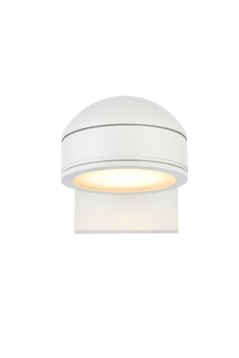 Elegant Lighting LDOD4016WH Modern Raine Outdoor White