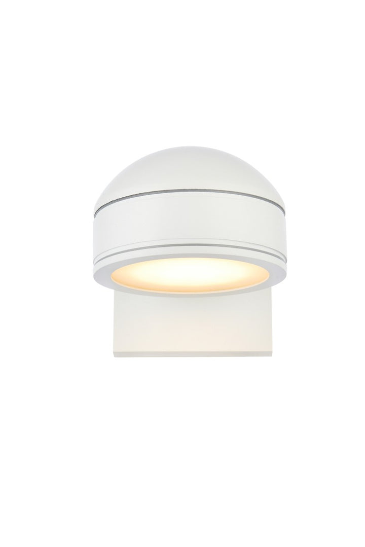 Elegant Lighting LDOD4016WH Modern Raine Outdoor White