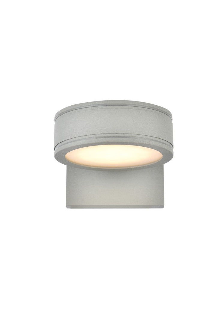 Elegant Lighting LDOD4018S Modern Raine Outdoor Silver