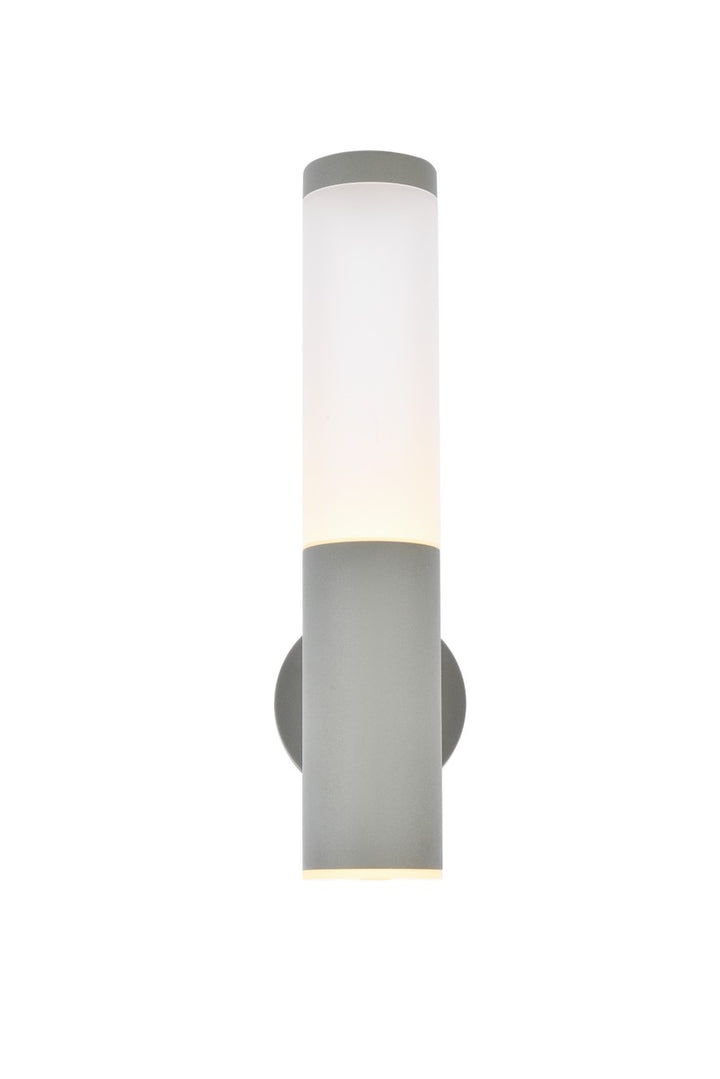 Elegant Lighting LDOD4020S  Raine Outdoor Silver