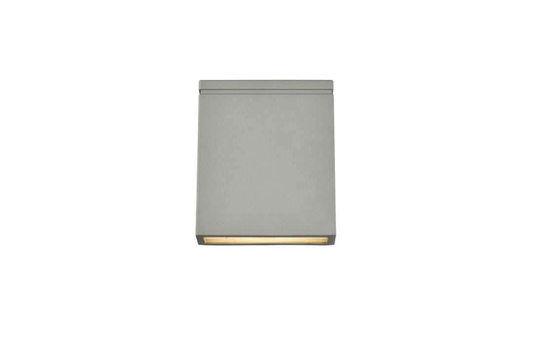 Elegant Lighting LDOD4023S Modern Raine Outdoor Silver