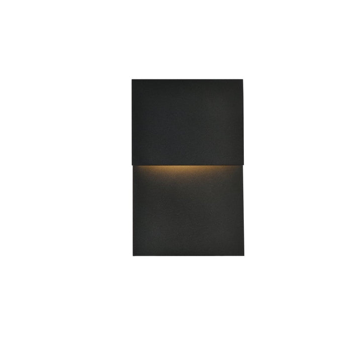 Elegant Lighting LDOD4029BK Modern Raine Outdoor Black