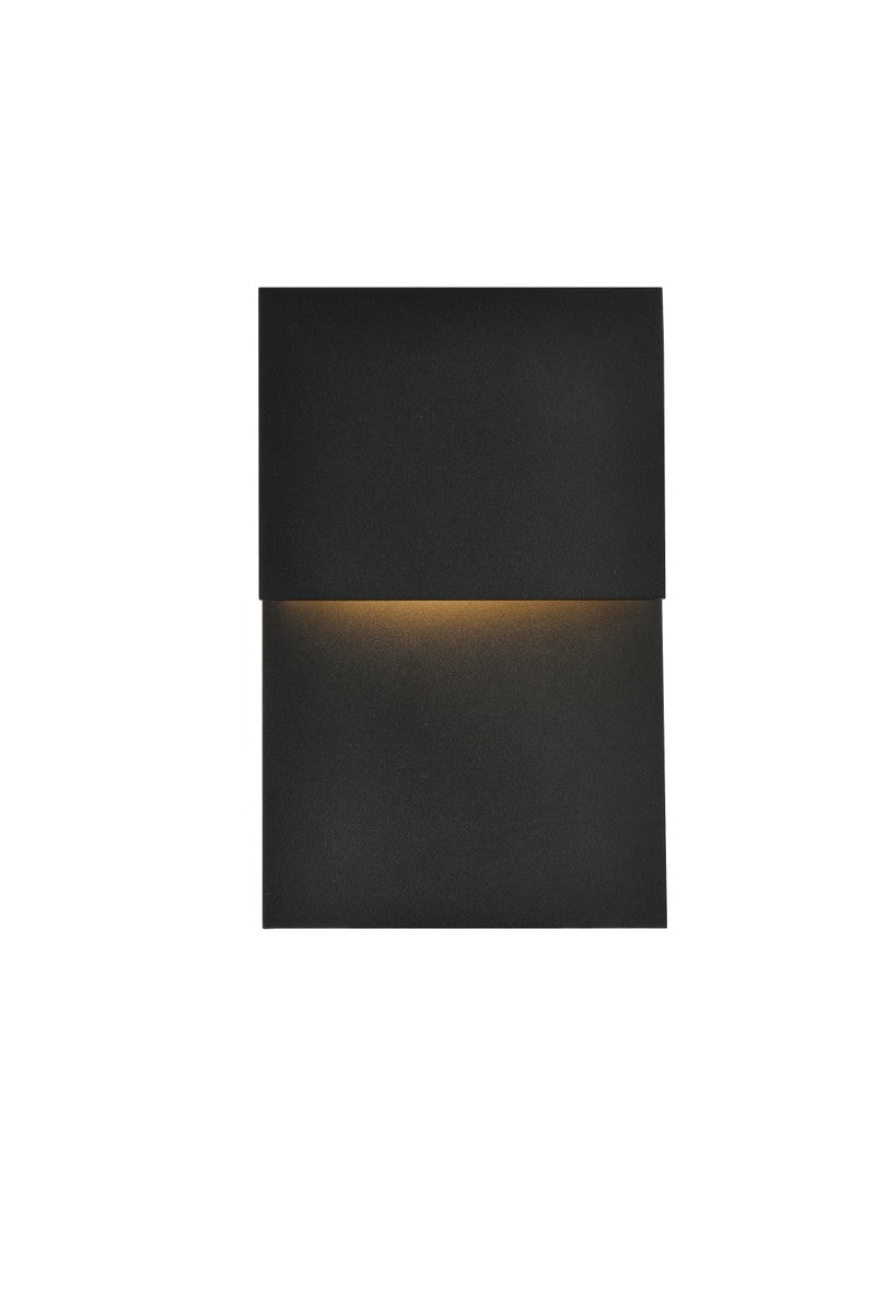 Elegant Lighting LDOD4029BK Modern Raine Outdoor Black